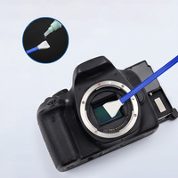 Kit de nettoyage pour capteur APS-C DSLR - Éponge de 16 mm + Nettoyant - pour verre d'objectif, lamelles d'ouverture, contacts de monture et viseur, en boîte en carton