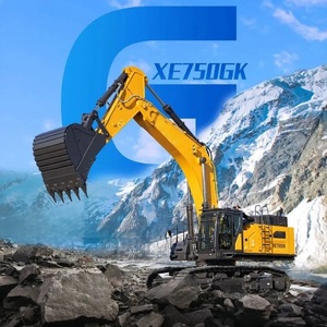 Excavadora Nueva XE750GK de Grado Minero, 76.5 Toneladas, para Desafíos de Minería y Movimiento de Tierras, Motor de <span class=keywords><strong>563</strong></span> kW, Cucharón de Roca de 5.2 m³ - Product Image 1