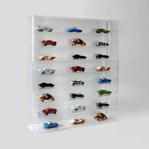 Lucite Da Collezione di Visualizzazione <span class=keywords><strong>Scaffali</strong></span> Giocattolo Auto A Parete Perspex Scaffalature Display Trasparente Modello di Auto Da Parete Acrilico di Caso di Esposizione - Product Image 4