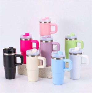Durable 304 Stainless Steel Vacuum <b>Insulated</b> 14 oz Car Travel <b>Mug</b> Flip for for Outdoor Camping Hiking Picnic Trekking - Product Image 1