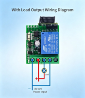 Interrupteur d'accès sans fil intelligent 433 MHz, télécommande 12 V 10 A, portée 10-50 m, alimenté par batterie pour modification de moteur et de voiture