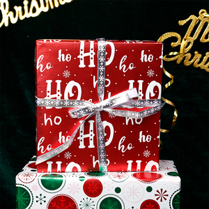 Wholesale Custom Gift <b>Wrapping</b> <b>Paper</b> Metallic <b>Paper</b> 43*300 cm <b>Christmas</b> <b>Wrapping</b> <b>Paper</b> Packaging - Product Image 2