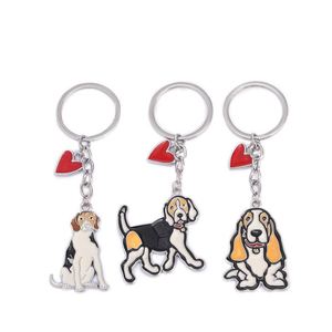 Manufacturer Wholesale Personalized Custom Keychain Design Logo Various Dog Metal Key Chain <b>Keyring</b> - Product Image 1