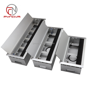 Passacavi per Scrivania, Coperture per Fori Cavi, Scatola in Alluminio per Gestione Cavi con 86 Fori e Base - Product Image 4