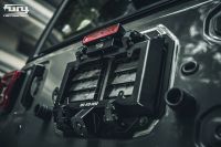 Fury 2018 JL Zubehör Aluminium Heckklappe Heckklappe Kennzeichen für Jeep Wrangler Kennzeichen halter