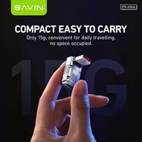 BAVIN OTG63 OTG64 120W 10Gbps Tipe C ke USB 3.1 Adaptor Konverter Pembaca Kartu ke Micro Android V8 Tpc Adaptor Otg