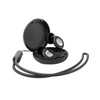 Bouchons d'oreilles anti-bruit pour dormir 45 dB, noirs, en silicone souple et réutilisables