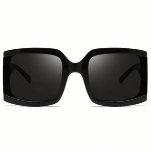 Gafas de Sol de Moda 2020, Estilo Vintage con Remaches de Mariposa, Gafas de Sol Cuadradas Extra Grandes con Protección UV400 para Mujer - Product Image 3