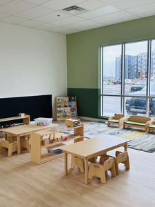 Sofá Infantil de Madera para Jardín de Infancia y Preescolar, Muebles de Madera Resistentes para Actividades Infantiles, Arredi Asilo <span class=keywords><strong>Nido</strong></span> - Product Image 2
