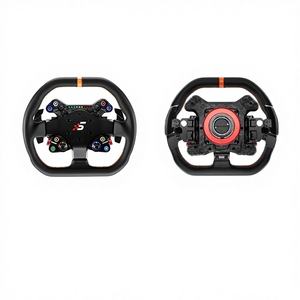 Simagic Neo-Anillo rojo de cuero para rueda de carreras, rueda de carreras redonda, de color rojo, clásico/drift/Rally/<span class=keywords><strong>GT</strong></span> - Product Image 4