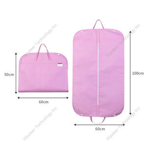 Housse de rangement portable et pliable pour robe de mariée, en non-tissé, avec fermeture éclair et logo personnalisé, pour la protection des robes longues - Product Image 4