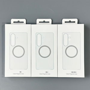 VAWI C020 Étui de téléphone magnétique transparent classique anti-jaunissement en cristal pour Samsung S25 S26 Ultra <span class=keywords><strong>Plus</strong></span> - Product Image 2