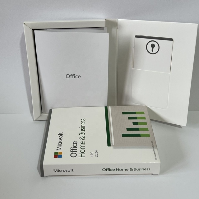 New Office 2024 for Home and Business for Retail Box with 100% Activation Online Key 24/7 Support in Stock Fast Shipping