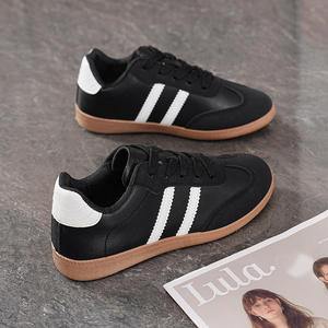 Chaussures de sport pour femmes, style allemand, nouvelle collection été, respirantes, blanches, style coréen, toutes occasions, semelle plate, baskets décontractées - Product Image 3