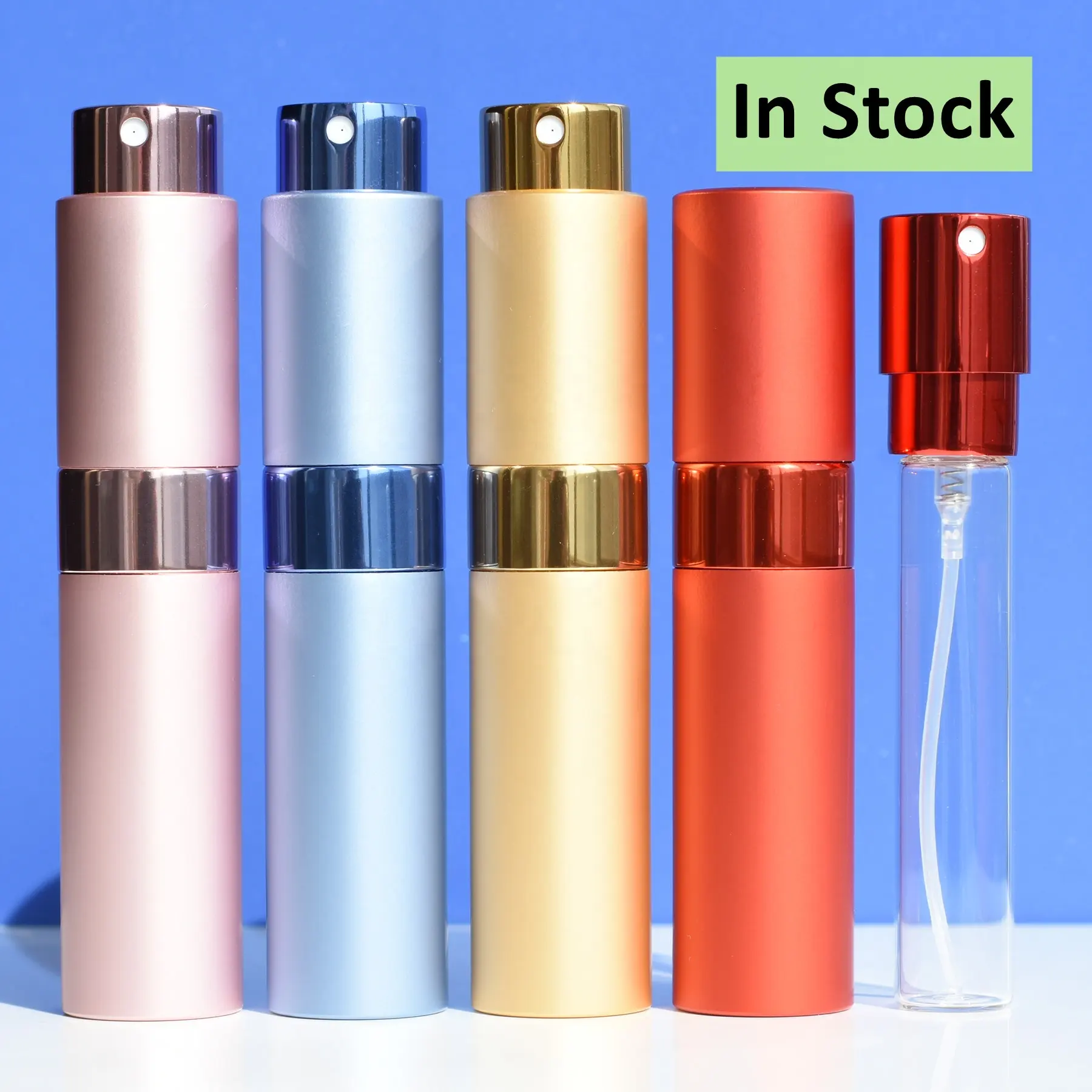 Helun 10Ml Parfum Verstuiver Mondspray Deodorant Desinfectie Aftershave Aluminium Draai Hervulbare Draagbare Parfum Verstuiver