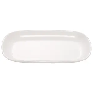 Good Sale Lightweight White Dinner Plate Unbreakable Melamine White Hotel Plates Restaurant Dinnerware