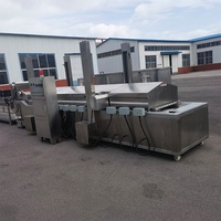 Ligne de production commerciale de friture entièrement automatique pour la production de frites et de poulet frit