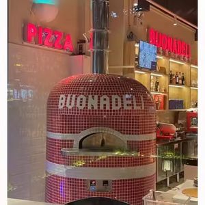 <span class=keywords><strong>Four</strong></span> professionnel en acier à pizza électrique et à gaz au feu de <span class=keywords><strong>bois</strong></span> napolitain en béton durable pour la vente de pâtisseries et la pizzeria - Product Image 1