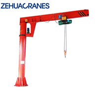 Grue à flèche ZB-A 3 tonnes avec chariot motorisé pour ligne de production