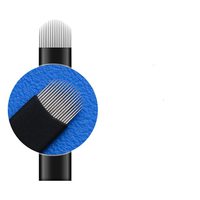 Microblading 0.18mm Noir Tebori Lames Aiguilles Aiguilles De Tatouage Aiguille De Maquillage Permanent Lames De Sourcils Manuelles