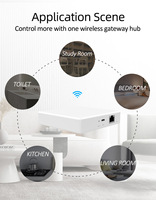 Interruptor Inteligente de Luz de 220V Compatible con Alexa y Google Home, para Sistema Zigbee, Control Remoto por Aplicación, Sensor Inteligente