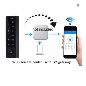 Machine de contrôle d'accès extérieure étanche IP66 <span class=keywords><strong>avec</strong></span> lecteur Wiegand 26/44/56/58, clavier de contrôle d'accès Bluetooth TTLOCK et ouvre-porte - Product Image 2