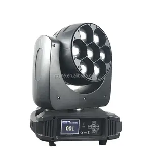 广州 7x40 w RGBW 4 合 1 光束洗 LED 摇头灯与变焦 Dj 俱乐部迪斯科光