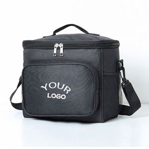 Sac à déjeuner isotherme pliable grande capacité 2025, personnalisable avec logo, idéal pour le camping, les pique-niques et le transport alimentaire - Product Image 1