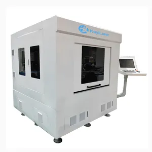 KEYI New Modern High Precision Laser Cutter Enclosed CNC Fiber Laser Cutting Machine With Protective Lens For Glass