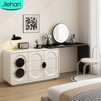 Prix de gros, Dernier design, Meuble de chambre à coucher, Coiffeuse avec miroir LED pour chambre