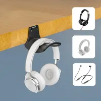 Support mural pour casque, support de rangement pour casque, crochet sous le bureau, pince pour casque, accessoires de jeu