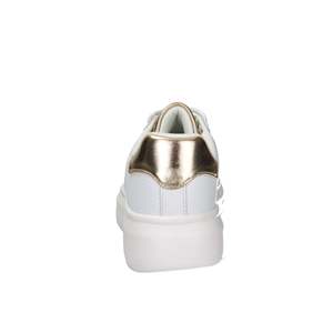 Zapatillas Deportivas con Plataforma y Cordones para Mujer Liu-Jo, Modelo Babol 01, Color Blanco Dorado 39, Lona Acolchada, Modernas, para Todas las Temporadas - Product Image 4