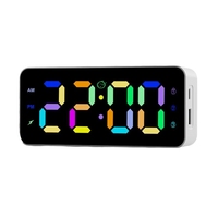 Jam digital pengubah warna Seat Desktop alarm