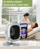 R AI Technology 3D Scanner facial intelligent Machine d'analyseur de peau du visage de diagnostic numérique Caméra numérique AI pour problème de peau