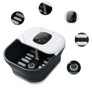 Mimir Factory Direct Sell Amazon Supplier Best Quality Collapsible Foot Bath Bubble <b>Vibrating</b> Massager Wireless Remote <b>Control</b> - Product Image 2