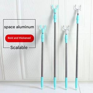 Tige télescopique réglable pour séchage de vêtements, idéale pour balcon, salle de bain et rangement intérieur - Product Image 3