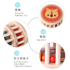 Jouet musical sensoriel éducatif en bois CPC CE Classic Rainmaker pour enfants et tout-petits : labyrinthe et jeu de précision Rain <span class=keywords><strong>Rush</strong></span> - Product Image 5