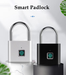 Nhà máy điện tử <span class=keywords><strong>USB</strong></span> sạc xách tay hợp kim kẽm ổ khóa thông minh với 10 bộ dấu vân tay không thấm nước <span class=keywords><strong>USB</strong></span> ngón tay in khóa - Product Image 5