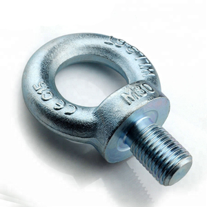 Perno de ojo forjado DIN 580 / ISO 3266 Grado 8,8 <span class=keywords><strong>HDG</strong></span> galvanizado en caliente para perno de aparejo y elevación - Product Image 1