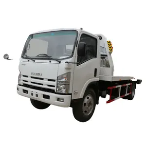 उच्च गुणवत्ता सबसे अच्छी कीमत ISUZU 700P एल्फ टो ट्रक flatbed सड़क ब्लॉक को हटाने ट्रक सड़क बचाव ट्रक 5 टी-6 टी एक रस्सा दो