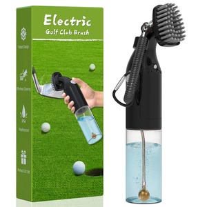 Nouvelle brosse électrique améliorée pour clubs de golf, brosse nettoyante à eau pour golf, en nylon rigide rétractable, pour le nettoyage des clubs, des balles et des chaussures - Product Image 1
