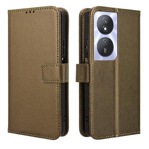 กระเป๋าสตางค์หรูหราลายเพชรหนัง PU เคสโทรศัพท์พลิกสําหรับ Honor X7b - Product Image 1