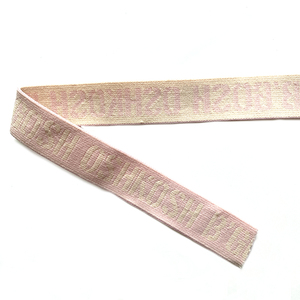 Băng Vải Jacquard Đàn Hồi Giá Rẻ Chất Lượng Tốt Có Độ Bền Cao Logo Thương Hiệu Tùy Chỉnh MOQ 2000 Mét Cho Dây Đeo Cổ Tay - Product Image 2