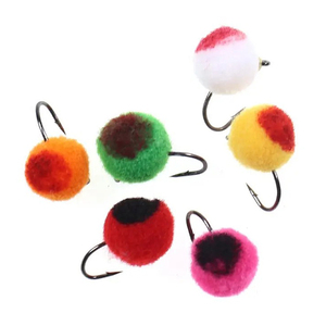 Guosong Vente Chaude 7 #10 # Cuivre 6 couleurs Saumon <span class=keywords><strong>Truite</strong></span> <span class=keywords><strong>Oeuf</strong></span> Mouche En Gros Mouches Pêche - Product Image 3