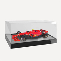 Boîte de présentation de voiture de Formule 1 en acrylique transparent personnalisée avec couleur et taille sur mesure, marque YGL, YGL-851, pour la décoration