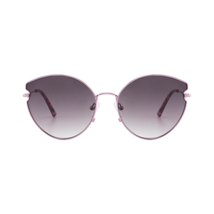Gafas de sol tipo ojo de gato, montura metálica completa, lentes verdes, protección UV400, protección solar unisex para adultos - Product Image 3