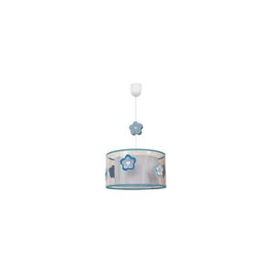 Lampadario per bambini 1xE27, design a fiore celeste, ideale per illuminare le camerette dei bambini e creare un ambiente gradevole. - Product Image 1