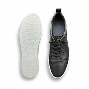 Sneakers Slip-On Artigianali Personalizzate da Uomo, Tomaia in Pelle Bianca, Scarpe Casual Slow Walk 2025 di Tendenza - Product Image 6