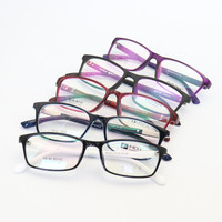 Stock Montures de Lunettes Optiques de Designer Tr90 Mode Mixtes, Montures de Lunettes de Vue Assorties pour Étudiants