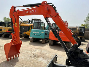 Mini-excavatrice de 5 tonnes d'occasion Hitachi Zx50u Zx50 avec lame, excavatrice Hitachi 50 ZX50 d'occasion en état presque neuf - Product Image 3